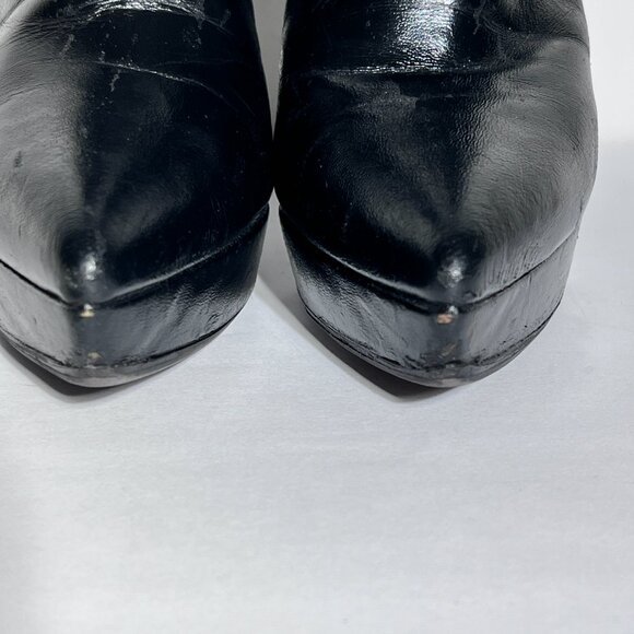 Stuart Weitzman Mizzip Black High Heel Platform Bootie Sz 7.5 - Picture 9 of 13